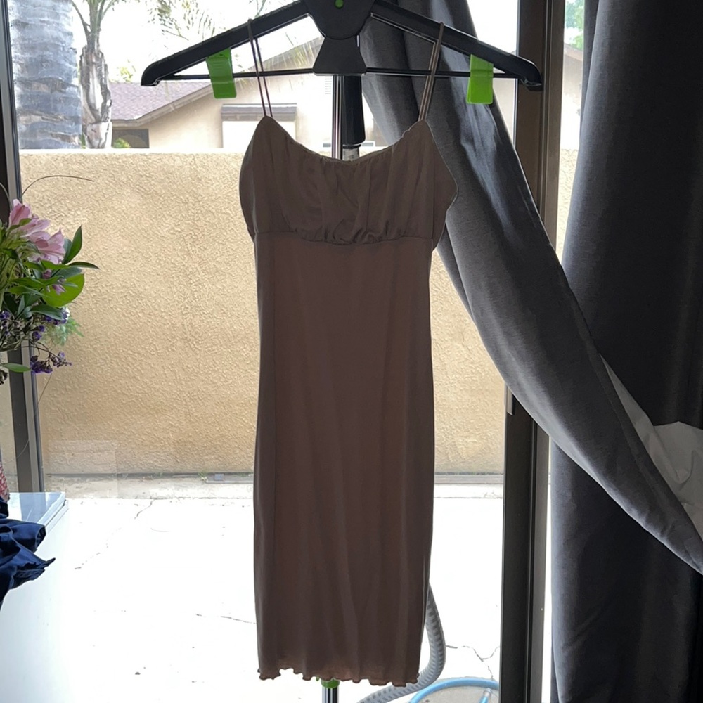 Tan dress